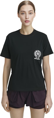Chrome Hearts NYC Eksklusif Logo Graphic Tee Unisex Hitam CH-3261 Details for Chrome Hearts NYC Eksklusif Logo Graphic Tee Unisex Hitam CH-3261