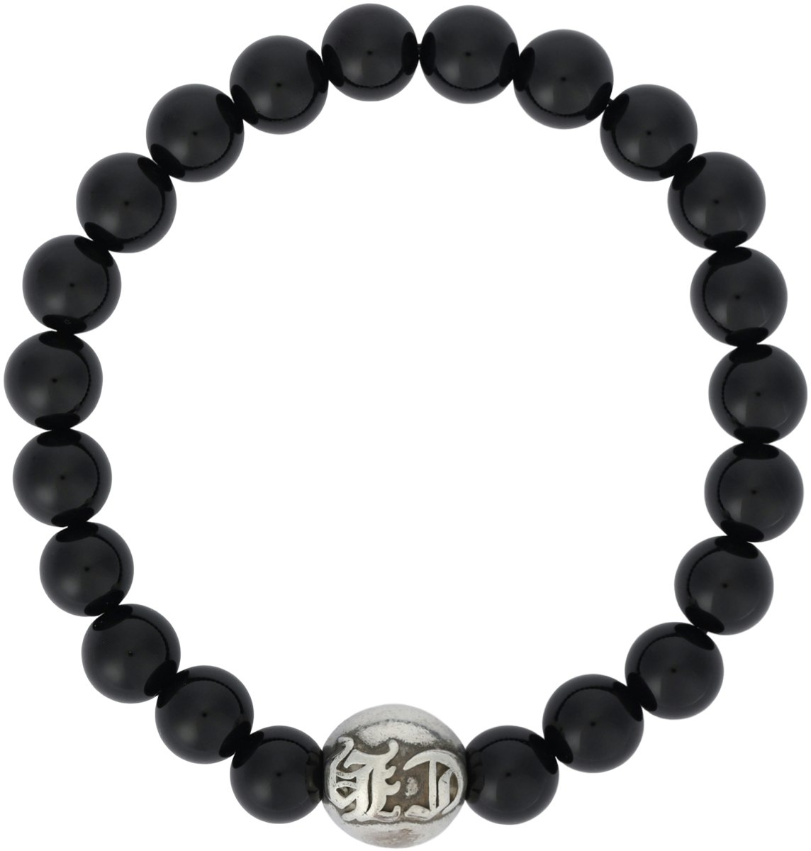 chrome-hearts-obsidian-beaded-bracelet-classic-unisex-couple-style-ch-002304