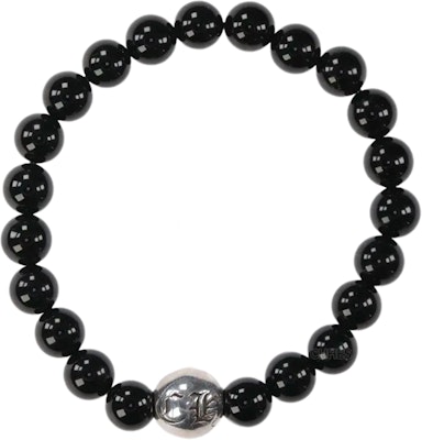 クロムハーツ オブシディアン ビーズ ブレスレット クラシック ユニセックス ペアスタイル. CH002304 Lookbook クロムハーツ オブシディアン ビーズ ブレスレット クラシック ユニセックス ペアスタイル. CH002304