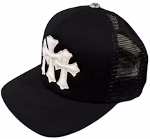 Chrome Hearts Original Design Black Leather & Polyester Baseball Cap 042-015601 Chrome Hearts Original Design Black Leather & Polyester Baseball Cap 042-015601