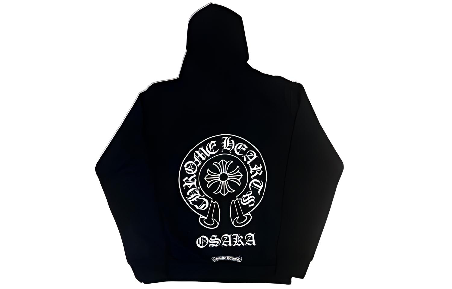 Chrome Hearts Osaka Exclusive Horseshoe Zip Hoodie Black Unisex CH-192