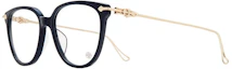 Buy Chrome Hearts 深藍金橢圓框眼鏡 時尚男女通用款 THOT PCKGP