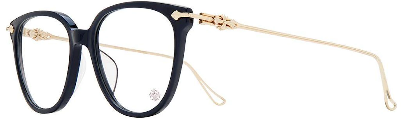 Chrome Hearts 深藍金橢圓框眼鏡 時尚男女通用款 THOT PCKGP Order Chrome Hearts 深藍金橢圓框眼鏡 時尚男女通用款 THOT PCKGP