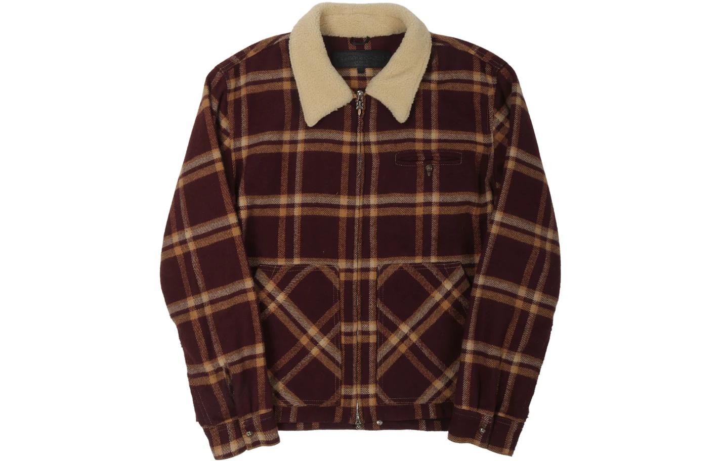 Chrome Hearts Plaid Zip-Up Jacket Multicolor CH-20235459