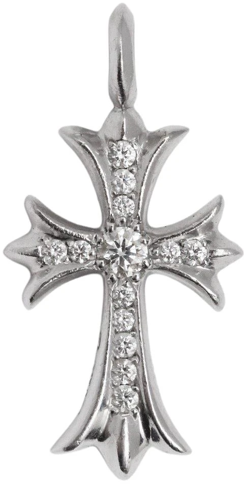 chrome-hearts-platinum-diamond-cross-pendant-unisex-silver-jewelry-tiny18k