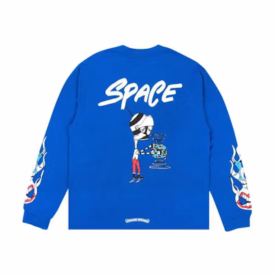 Chrome Hearts Pullover Crewneck Sweatshirt Unisex Blue CH-153