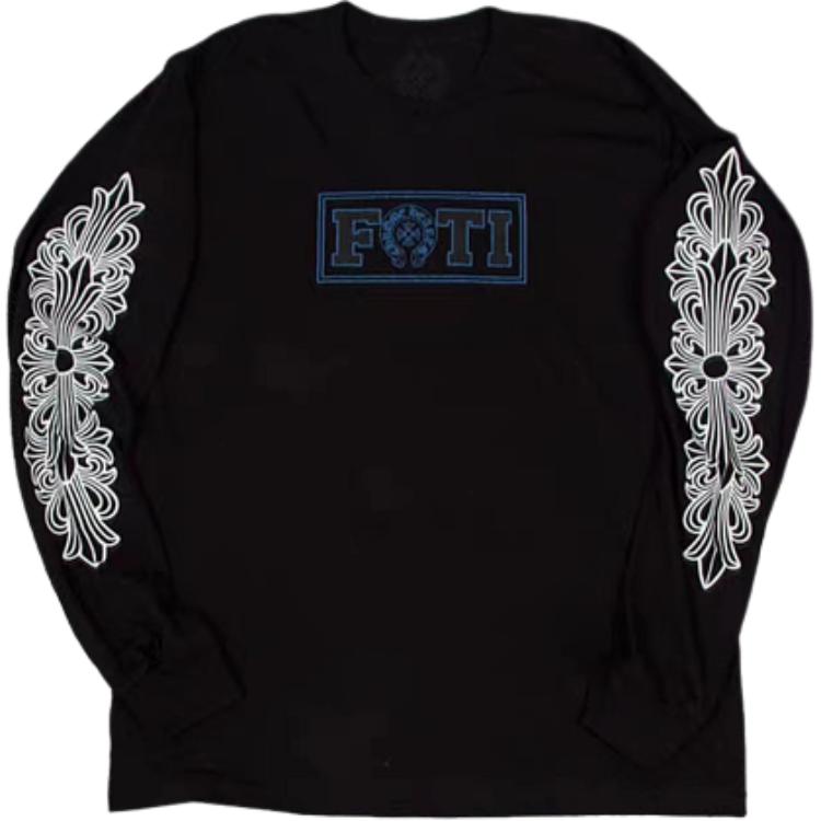 Chrome Hearts Pullover Hoodie Unisex Black 53447