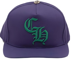 Chrome Hearts Purple Embroidered Logo Cap Unisex Baseball Hat CH-CAP-2023009 Chrome Hearts Purple Embroidered Logo Cap Unisex Baseball Hat CH-CAP-2023009