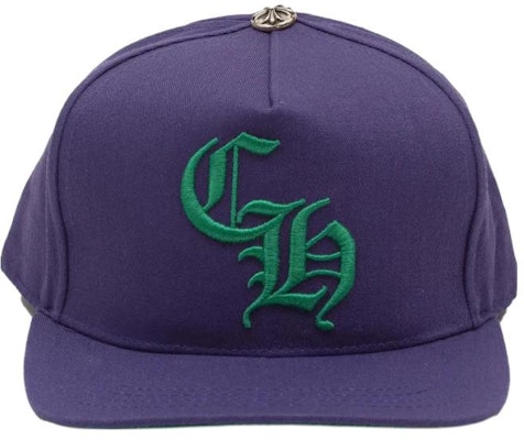 Chrome Hearts Purple Embroidered Logo Cap Unisex Baseball Hat CH-CAP-2023009 Order Chrome Hearts Purple Embroidered Logo Cap Unisex Baseball Hat CH-CAP-2023009
