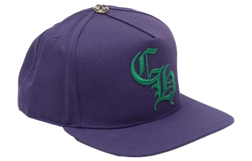 Shop Chrome Hearts Purple Embroidered Logo Cap Unisex Baseball Hat CH-CAP-2023009