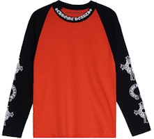 Camiseta de Manga Larga Roja Chrome Hearts con Logo Patchwork – Unisex CH-20222166 Order Camiseta de Manga Larga Roja Chrome Hearts con Logo Patchwork – Unisex CH-20222166