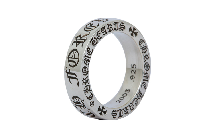 Shop Cincin Chrome Hearts Retro 925 Sterling Silver Perak 00 9023