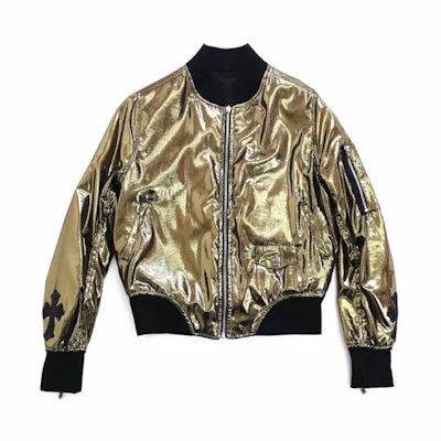 Chrome Hearts Reversible Baseball Jacket with Cuff Zippers Unisex CH-20231132