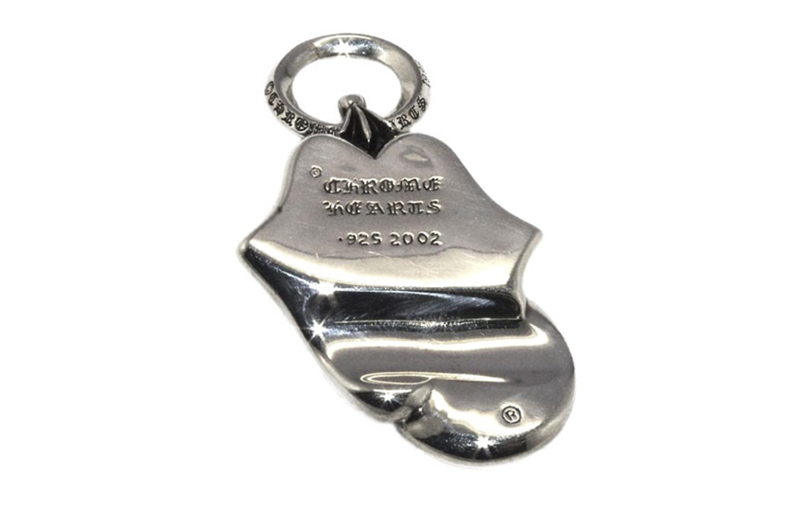 Shop Colgante de Plata 925 Chrome Hearts Rolling Stones Tongue Unisex Joyería Plata CH000755