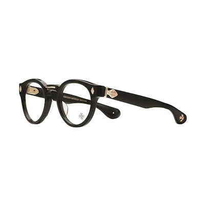 Chrome Hearts Round Acetate Optical Glasses Unisex PETER ARNELL BK-18KGP