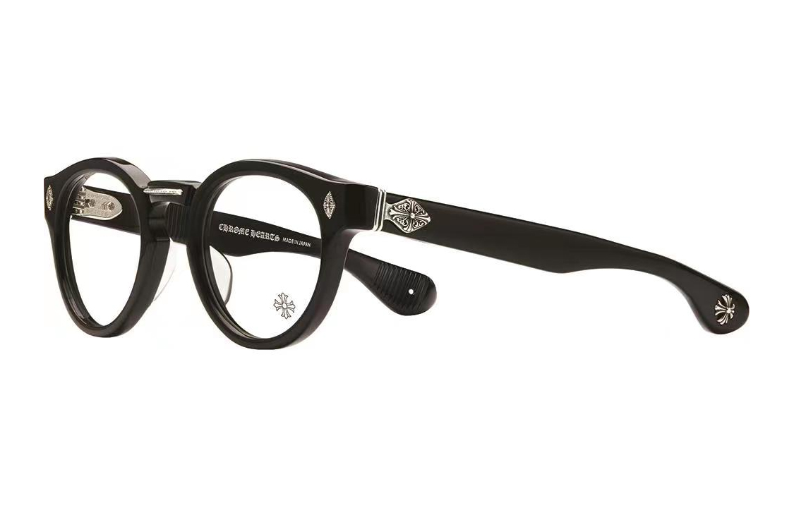 Lookbook Kacamata Chrome Hearts Round Acetate Optik Unisex PETER ARNELL BK-18KGP