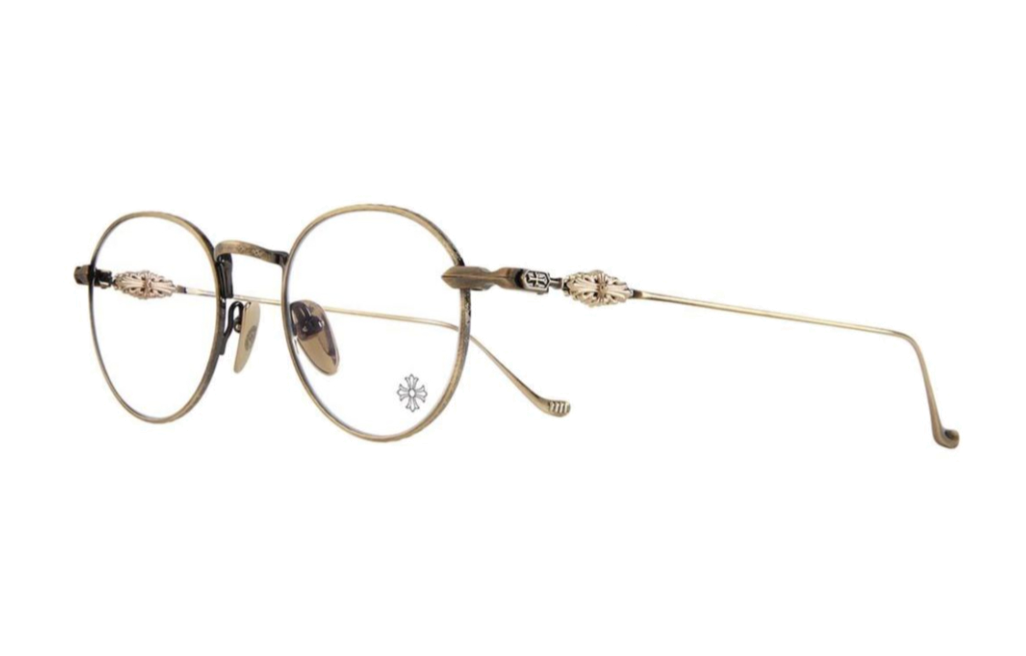 Chrome Hearts Round Optical Glasses - Logo Lens Unisex Couple Style. VAGIDICTORIANIIIag 圖 2