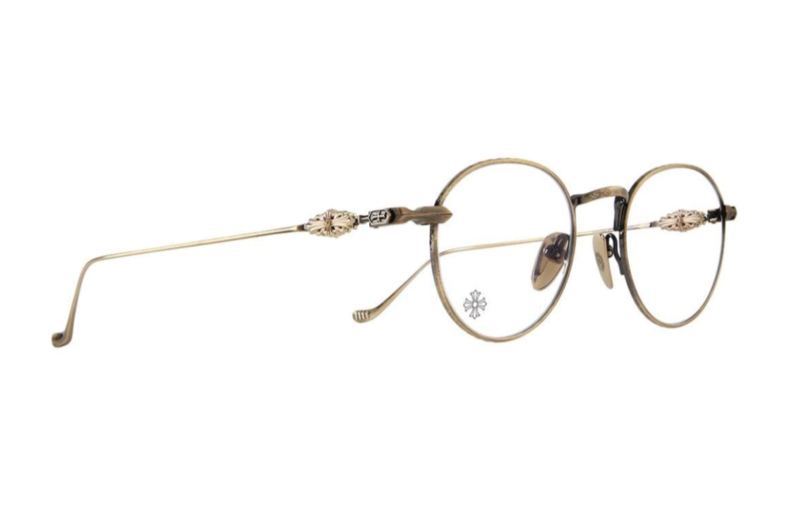 Chrome Hearts Round Optical Glasses - Logo Lens Unisex Couple Style. VAGIDICTORIANIIIag 圖 3
