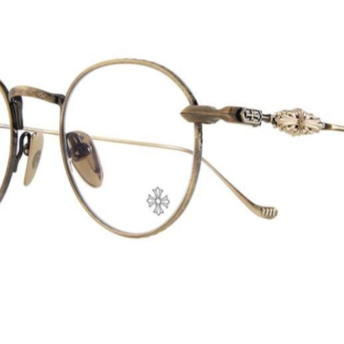 Chrome Hearts Round Optical Glasses - Logo Lens Unisex Couple Style. VAGIDICTORIANIIIag 圖 4