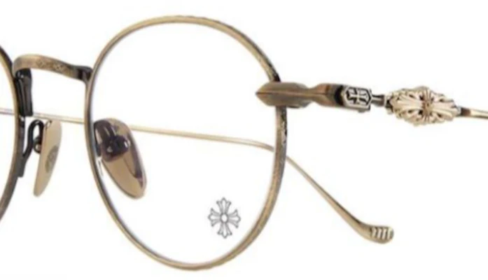 Chrome Hearts 圓框光學眼鏡 - Logo鏡片 情侶款式 男女皆可佩戴 VAGIDICTORIANIIIag Shop Chrome Hearts 圓框光學眼鏡 - Logo鏡片 情侶款式 男女皆可佩戴 VAGIDICTORIANIIIag
