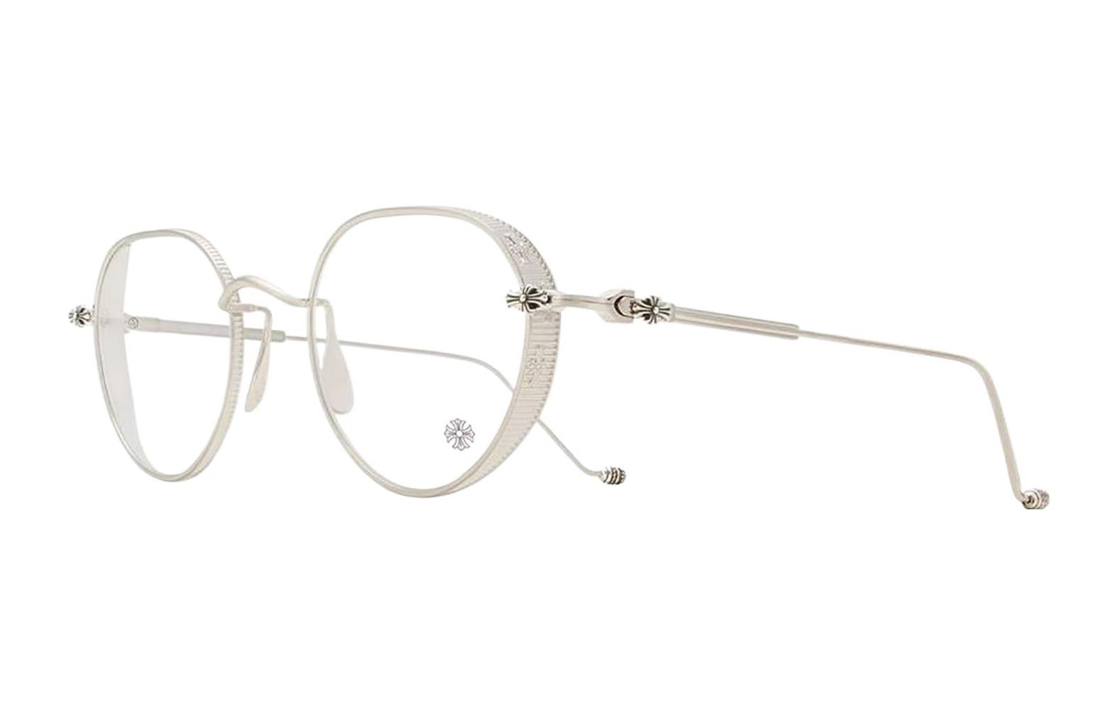 Chrome Hearts Round Titanium Optical Glasses Unisex Metal Frame Eyewear VAGASOREASS 圖 2
