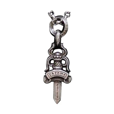 Chrome Hearts Sacred Sword 925 Silver Pendant Unisex Silver CH-DZ-800