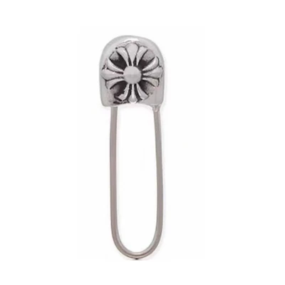 Chrome Hearts Safety Pin Earrings - Unisex Couple Style Earrings. CH0001520