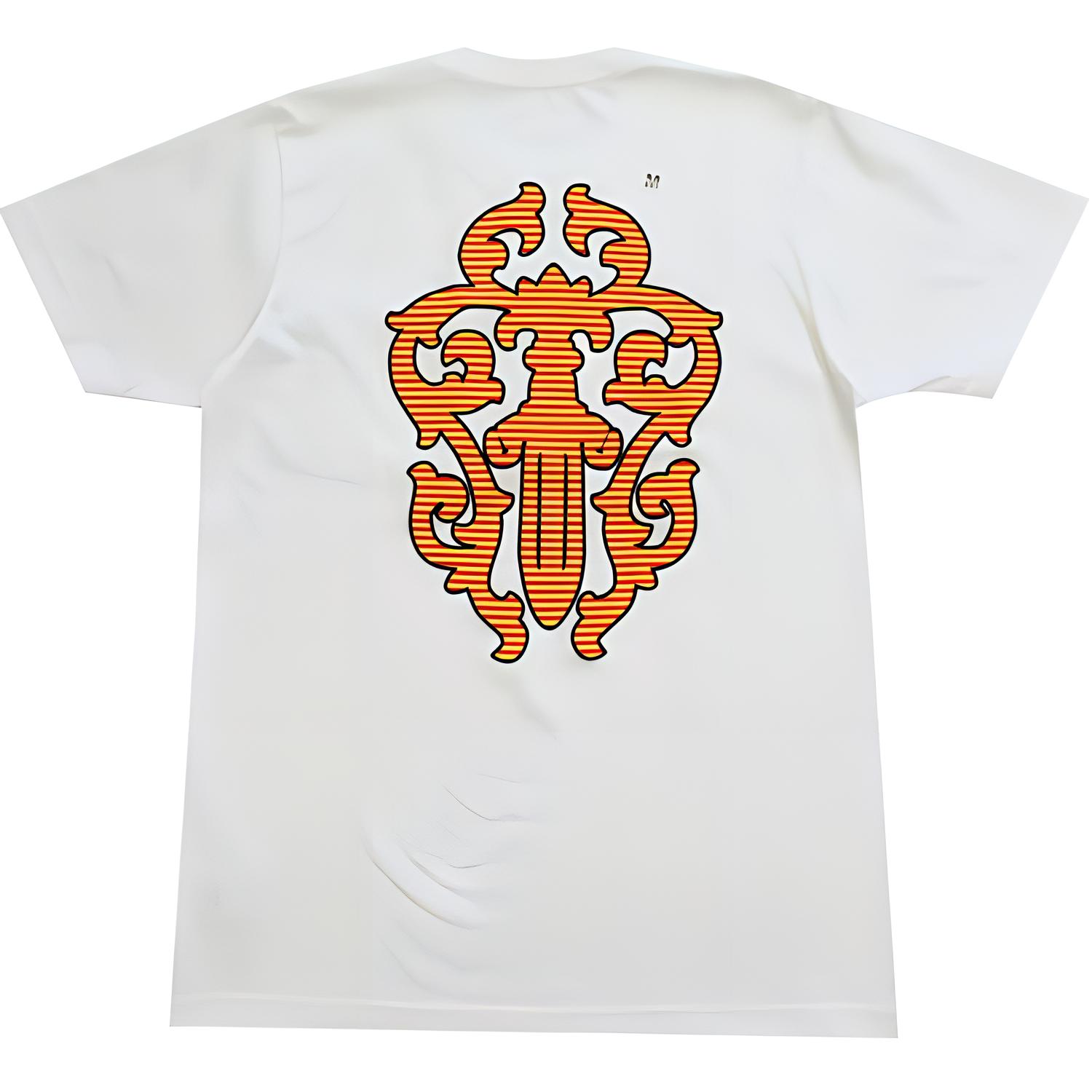 Chrome Hearts Sanskrit Sword Graphic Unisex Couple T-Shirt CH-008