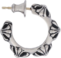 Chrome Hearts SBT Cross Hoop Earring Single Silver 925 Unisex CH-ED-799 Chrome Hearts SBT Cross Hoop Earring Single Silver 925 Unisex CH-ED-799