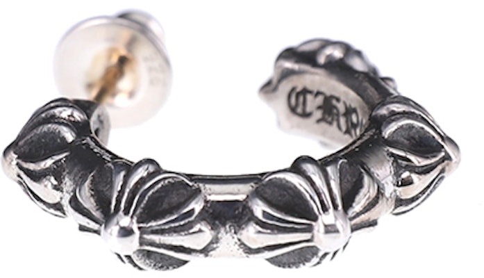 Chrome Hearts SBT Cross Hoop Earring Single Silver 925 Unisex CH-ED-799 Purchase Chrome Hearts SBT Cross Hoop Earring Single Silver 925 Unisex CH-ED-799