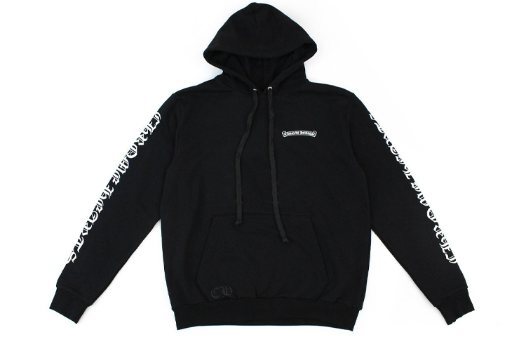 Order 크롬하츠 스크롤 로고 블랙 후드티 유니섹스 CH-175