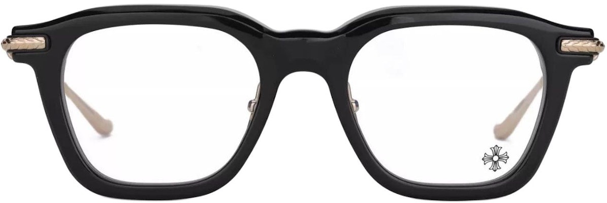 Cermin Mata Chrome Hearts Hitam Perak 925 Unisex Gaya Pasangan CUMPTION-A-BK-GP Lookbook Cermin Mata Chrome Hearts Hitam Perak 925 Unisex Gaya Pasangan CUMPTION-A-BK-GP