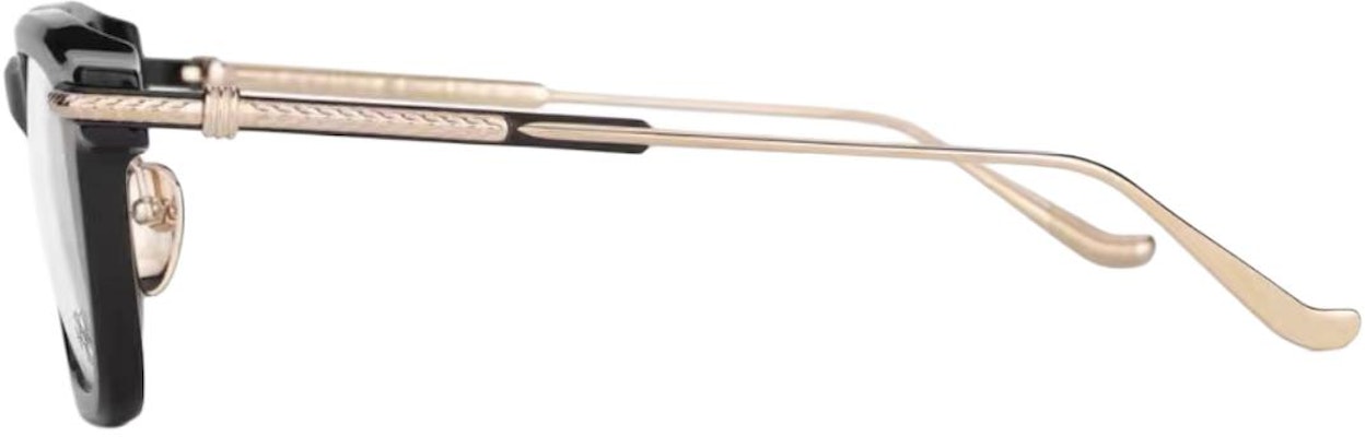 Cermin Mata Chrome Hearts Hitam Perak 925 Unisex Gaya Pasangan CUMPTION-A-BK-GP Shop Cermin Mata Chrome Hearts Hitam Perak 925 Unisex Gaya Pasangan CUMPTION-A-BK-GP