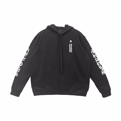 Chrome Hearts Side Logo Print Hoodie Black () 984065-BLK