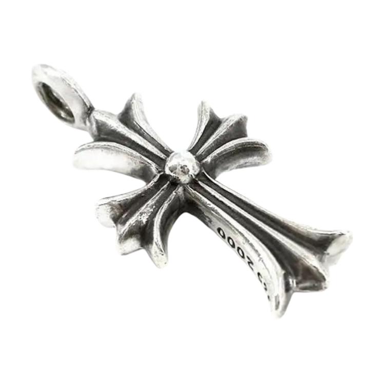 Lookbook Colgante Cruz Chrome Hearts Plata 925 Diamante Unisex Estilo Pareja TINY-CH-CROOS