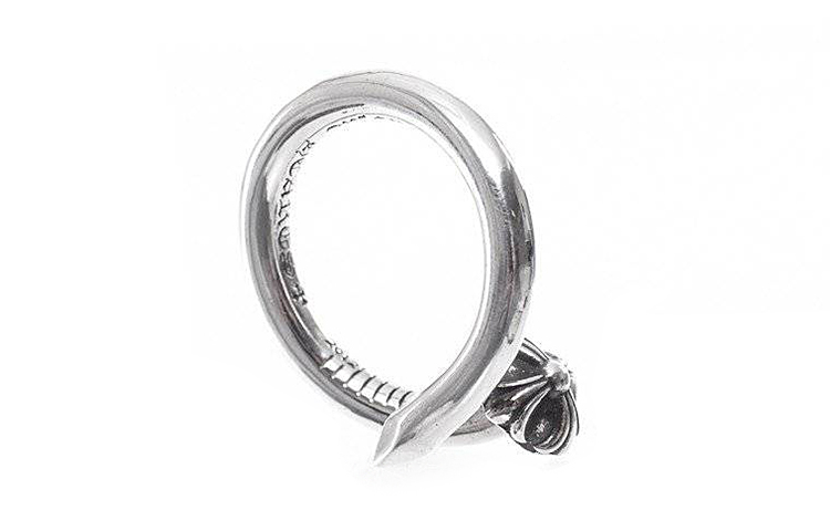 Lookbook Chrome Hearts 银色十字钉戒指 男女情侣款 CH-JZ-391