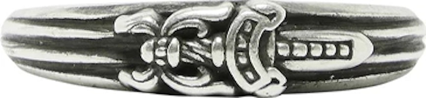 Chrome Hearts Silver Dagger Design Ring Unisex. 1383 100000606DR SILV Chrome Hearts Silver Dagger Design Ring Unisex. 1383 100000606DR SILV