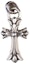 Order Chrome Hearts Gantungan Kunci Silver Double Cross Teardrop Unisex Couple. CH-925