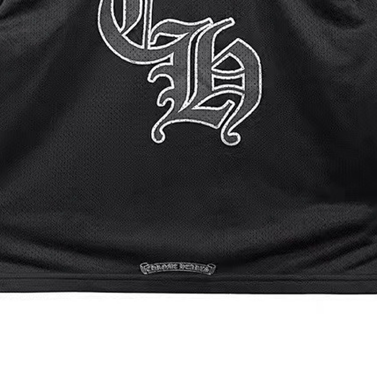 Details for Chrome Hearts Bunga Perak Lengan Panjang Hitam Jersey Unisex. CH-196637