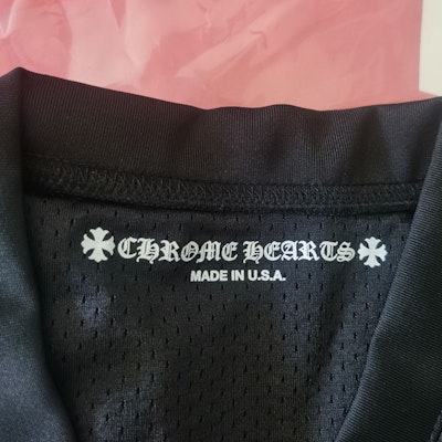 Chrome Hearts Kaos Jersey Hockey Unisex Logo Perak Warna Hitam. CH-20231186 Shop Chrome Hearts Kaos Jersey Hockey Unisex Logo Perak Warna Hitam. CH-20231186