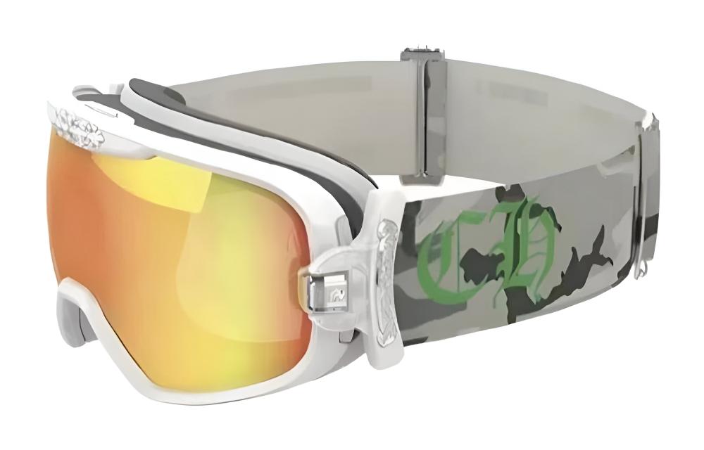 Chrome Hearts Silver Morning Fade Black Unisex Stylish Ski Goggles SILVER MORNING FADE GRAY