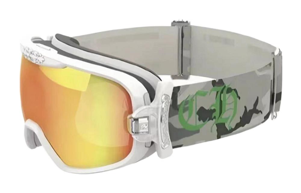 Chrome Hearts Silver Morning Fade Black Unisex Stylish Ski Goggles SILVER MORNING FADE GRAY 圖 2