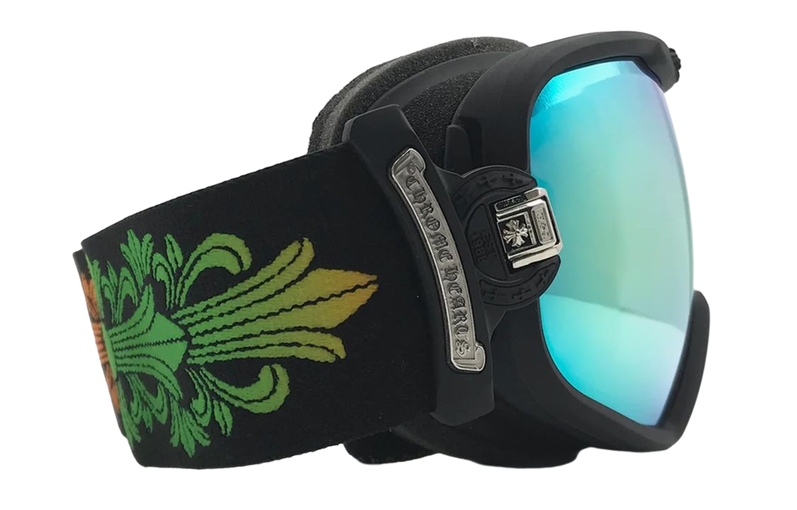 Chrome Hearts Silver Morning Unisex Ski Goggles with UV Protection SILVER MORNING FADED BLACK 圖 3