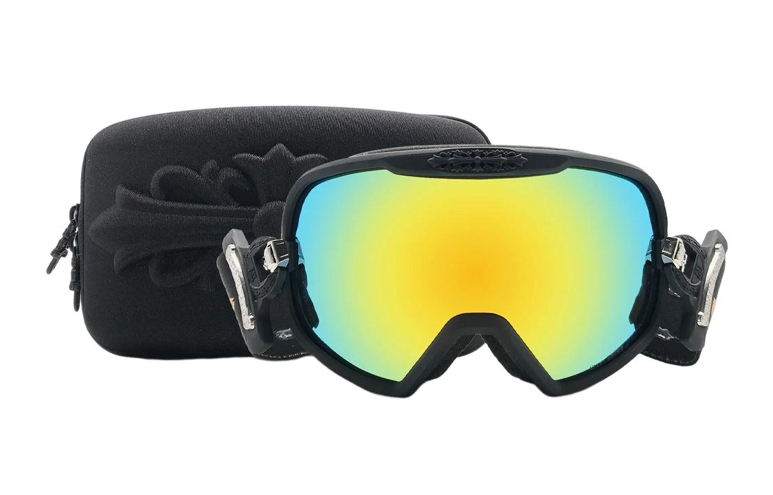 Chrome Hearts Silver Morning Unisex Ski Goggles with UV Protection SILVER MORNING FADED BLACK 圖 4