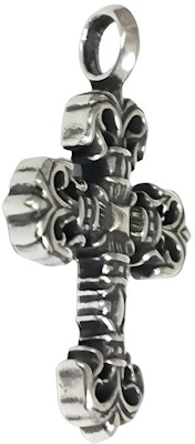 Chrome Hearts 简约925纯银吊坠 男女同款 小号 - 银色时尚配饰 filigree charm Buy Chrome Hearts 简约925纯银吊坠 男女同款 小号 - 银色时尚配饰 filigree charm