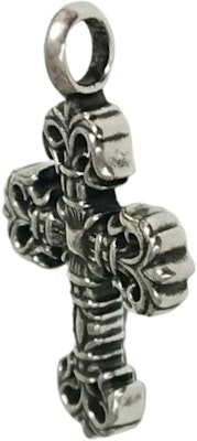 Chrome Hearts 简约925纯银吊坠 男女同款 小号 - 银色时尚配饰 filigree charm Shop Chrome Hearts 简约925纯银吊坠 男女同款 小号 - 银色时尚配饰 filigree charm