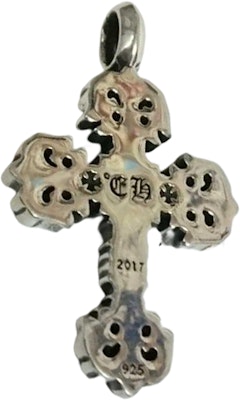 Chrome Hearts 简约925纯银吊坠 男女同款 小号 - 银色时尚配饰 filigree charm Purchase Chrome Hearts 简约925纯银吊坠 男女同款 小号 - 银色时尚配饰 filigree charm