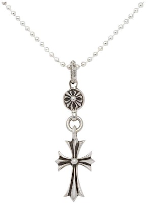 Rantai Loket Chrome Hearts Single Ball Cross 925 Perak Lelaki. None Buy Rantai Loket Chrome Hearts Single Ball Cross 925 Perak Lelaki. None