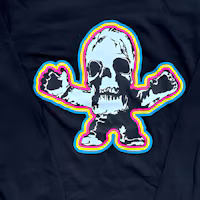 Lookbook Chrome Hearts 骷髏 圖案 圓領 長袖 T恤 黑色 CH-008114