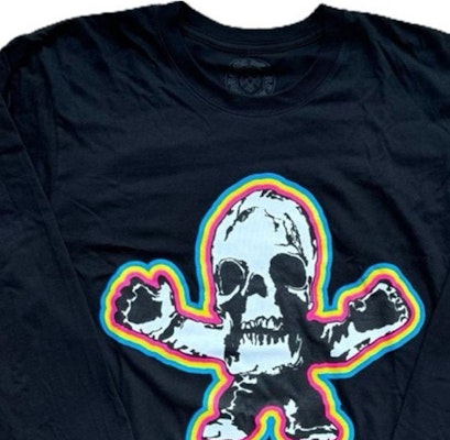 Chrome Hearts Baju Lengan Panjang Cetakan Tengkorak Hitam CH-008114 Shop Chrome Hearts Baju Lengan Panjang Cetakan Tengkorak Hitam CH-008114